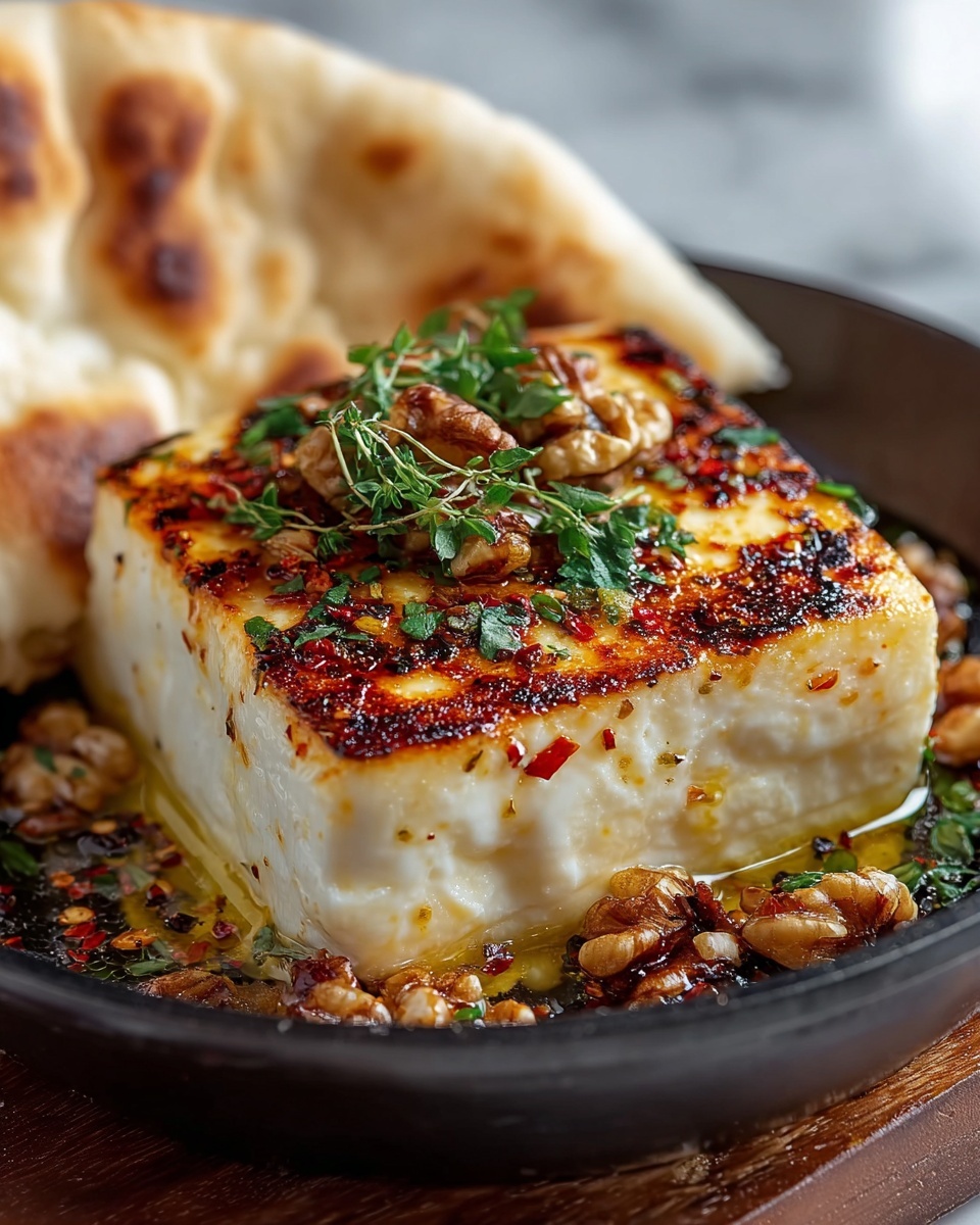 Caramelized Feta with Chili-Honey Recipe - Recipe Image