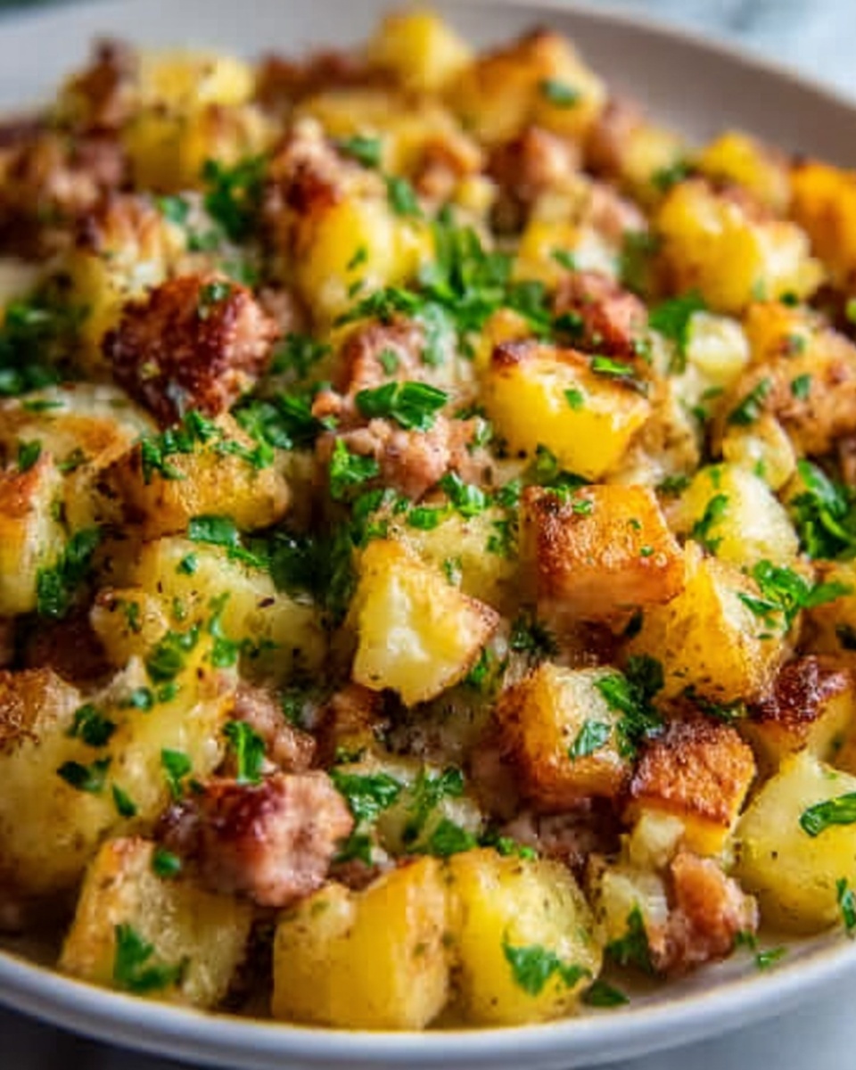 Crispy Potato & Leek Turkey Hash Recipe - Recipe Image