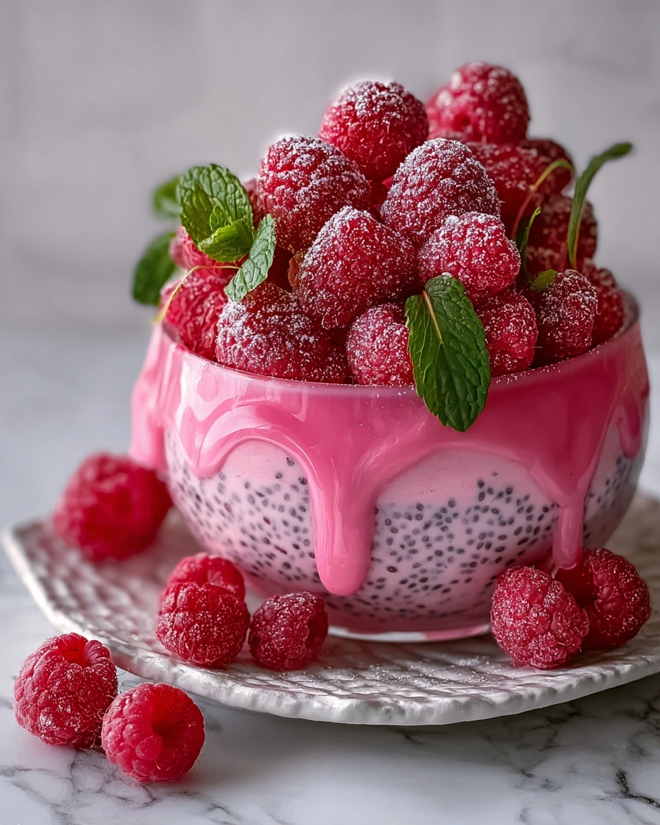 Raspberry Chia Dessert Recipe - Recipe Image