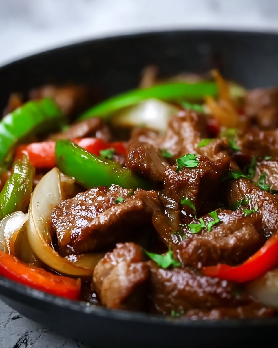 Sizzling Pepper Steak with Onions Recipe - Recipe Image