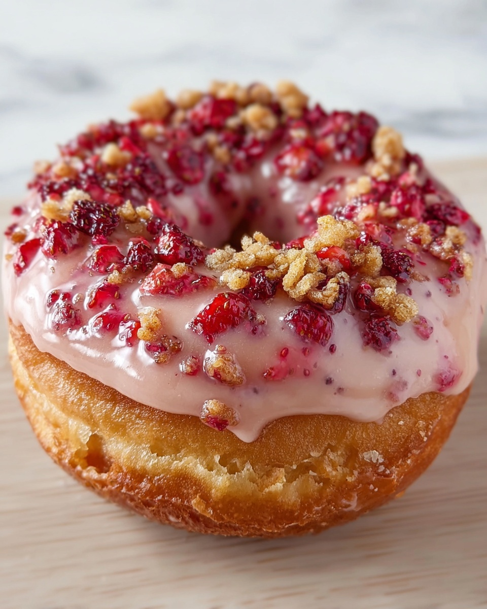 Strawberry Shortcake Sourdough Bagels Recipe - Recipe Image
