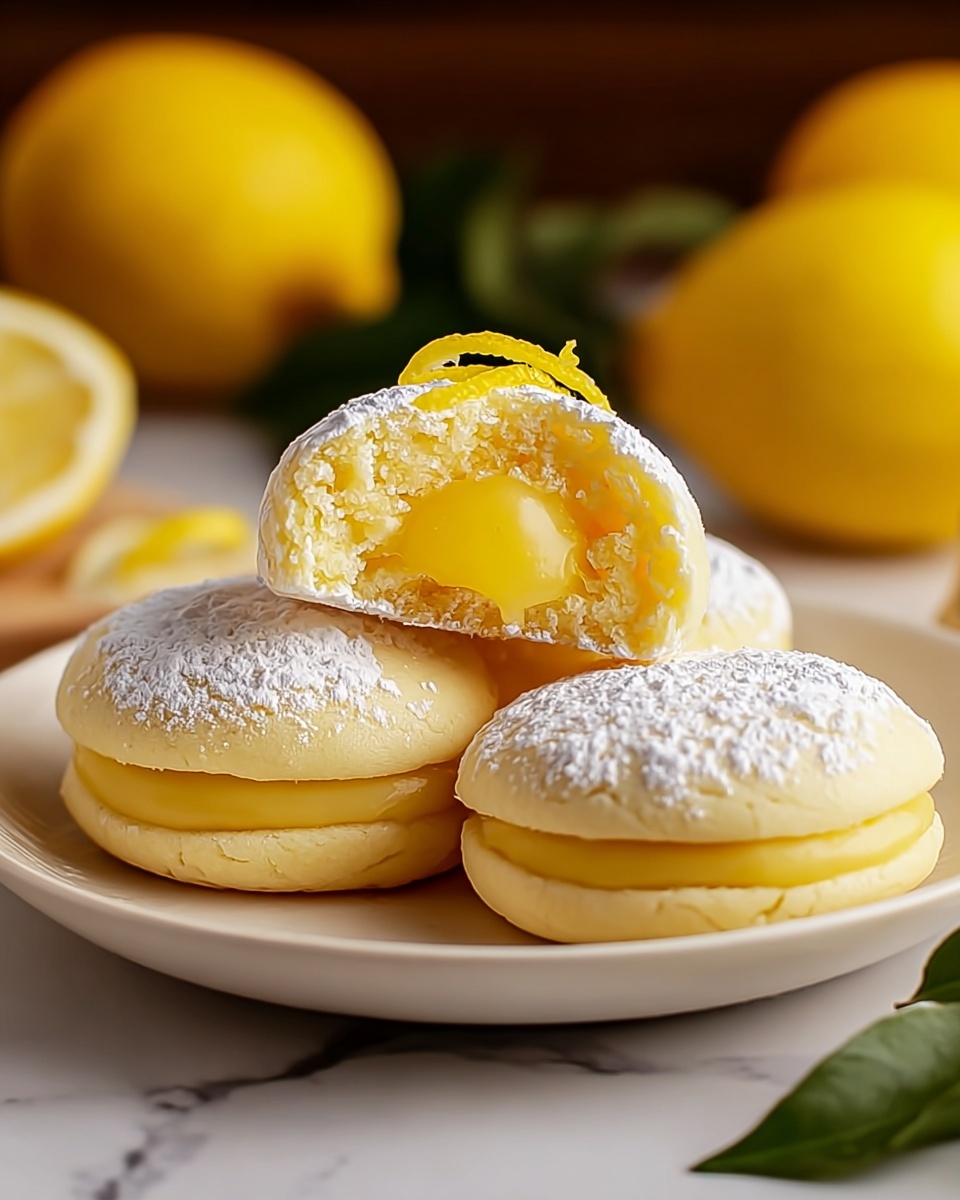 Stuffed Lemon Cookies Recipe - Recipe Image