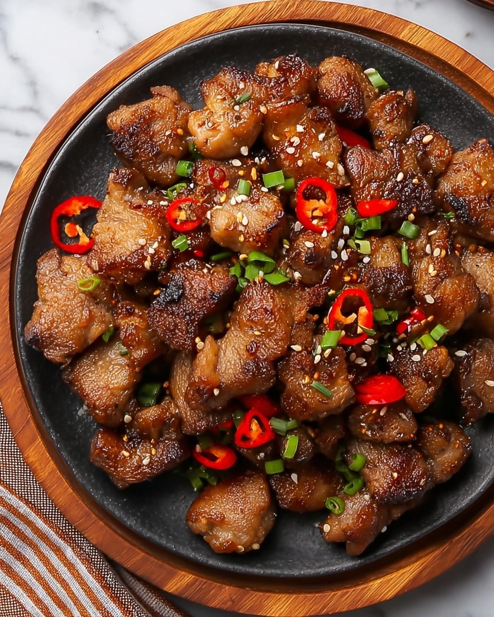 Savory Salt & Pepper Pork Chop Bites in Just 30 Minutes Recipe - Recipe Image