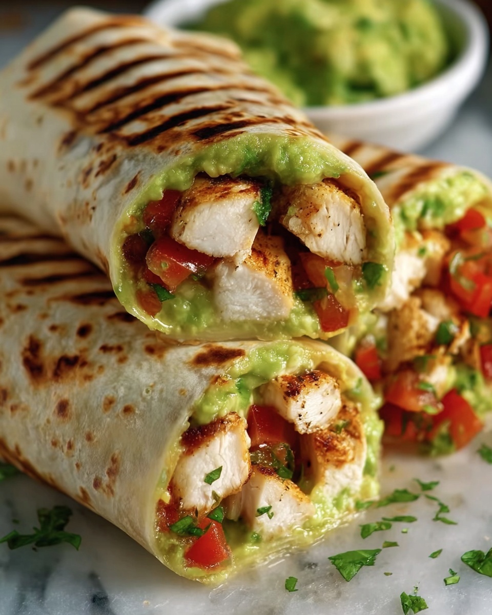 Chicken Avocado Ranch Burritos Recipe - Recipe Image