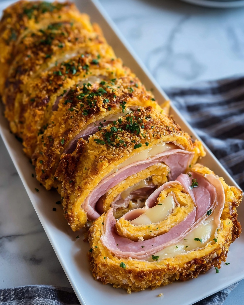 Chicken Cordon Bleu Meatloaf Recipe - Recipe Image