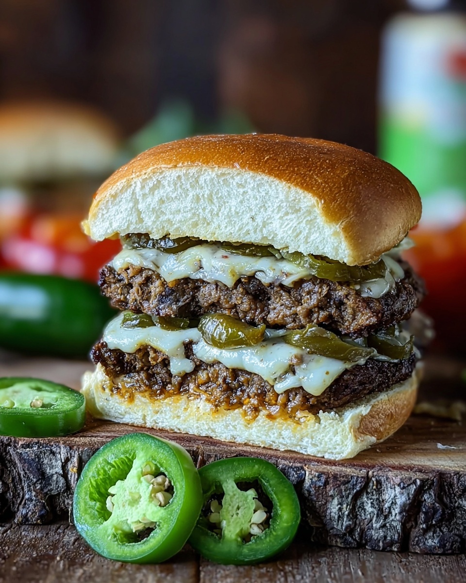 Jalapeno Popper Stuffed Black Bean Burgers Recipe - Recipe Image