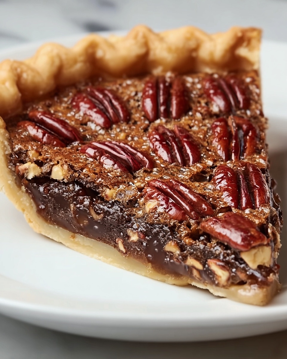 Chocolate Fudge Pecan Pie Recipe - Recipe Image