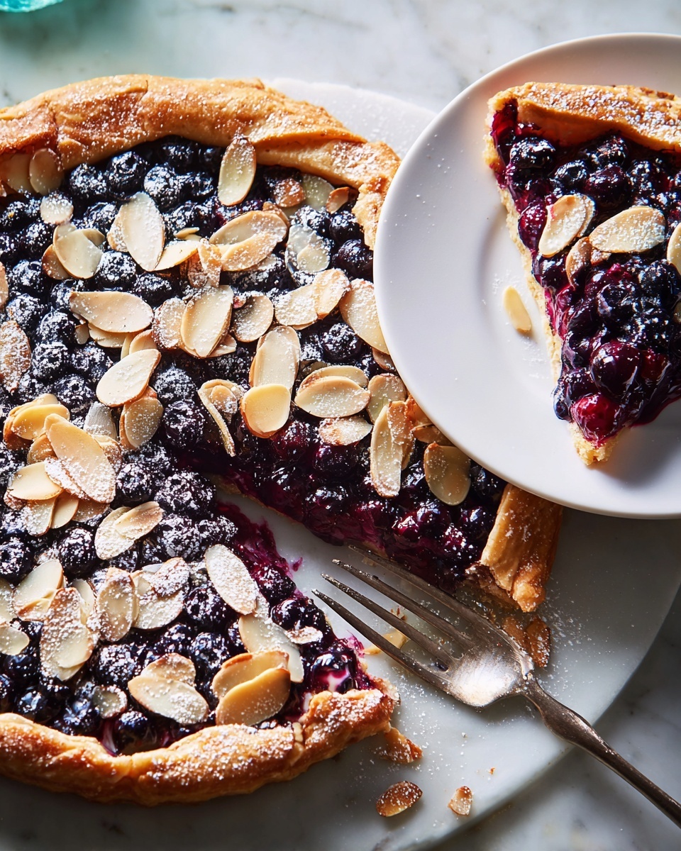 Blueberry & Almond Galette Recipe - Recipe Image