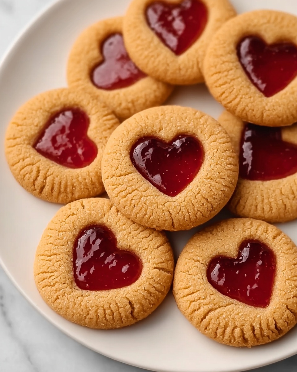 Heart Jam Cookies Recipe - Recipe Image