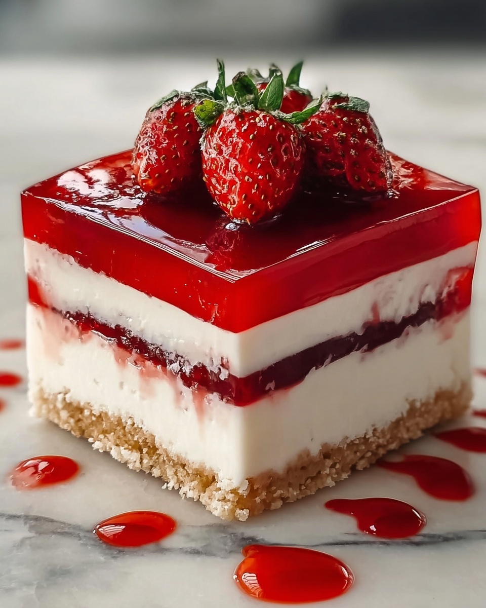 Strawberry Cream Cheese Icebox Cake Recipe - Recipe Image