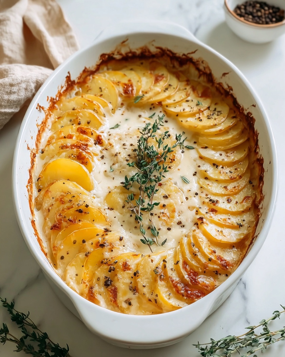 Classic Scalloped Potatoes Recipe - Recipe Image