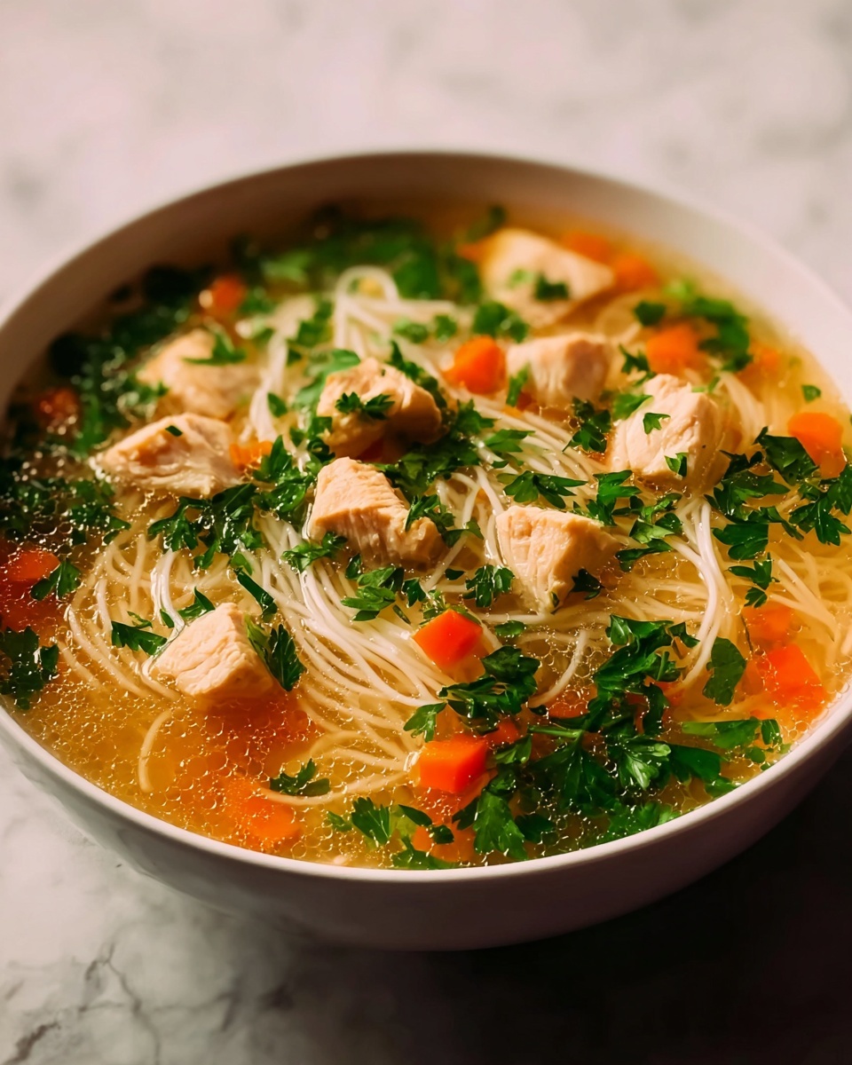 Easy Chicken Vermicelli Soup That Warms the Soul in Just 30 Minutes Recipe - Recipe Image
