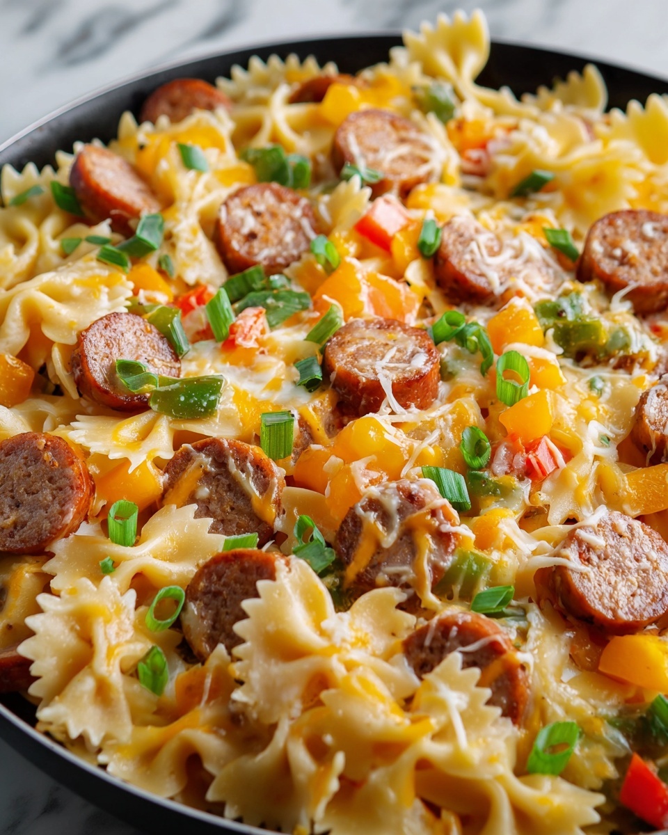Creamy Italian Sausage Pasta Recipe - Recipe Image