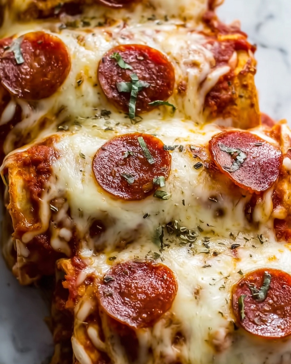 Cheesy Pepperoni Pizza Roll-Ups with Low-Carb Tortillas Recipe - Recipe Image