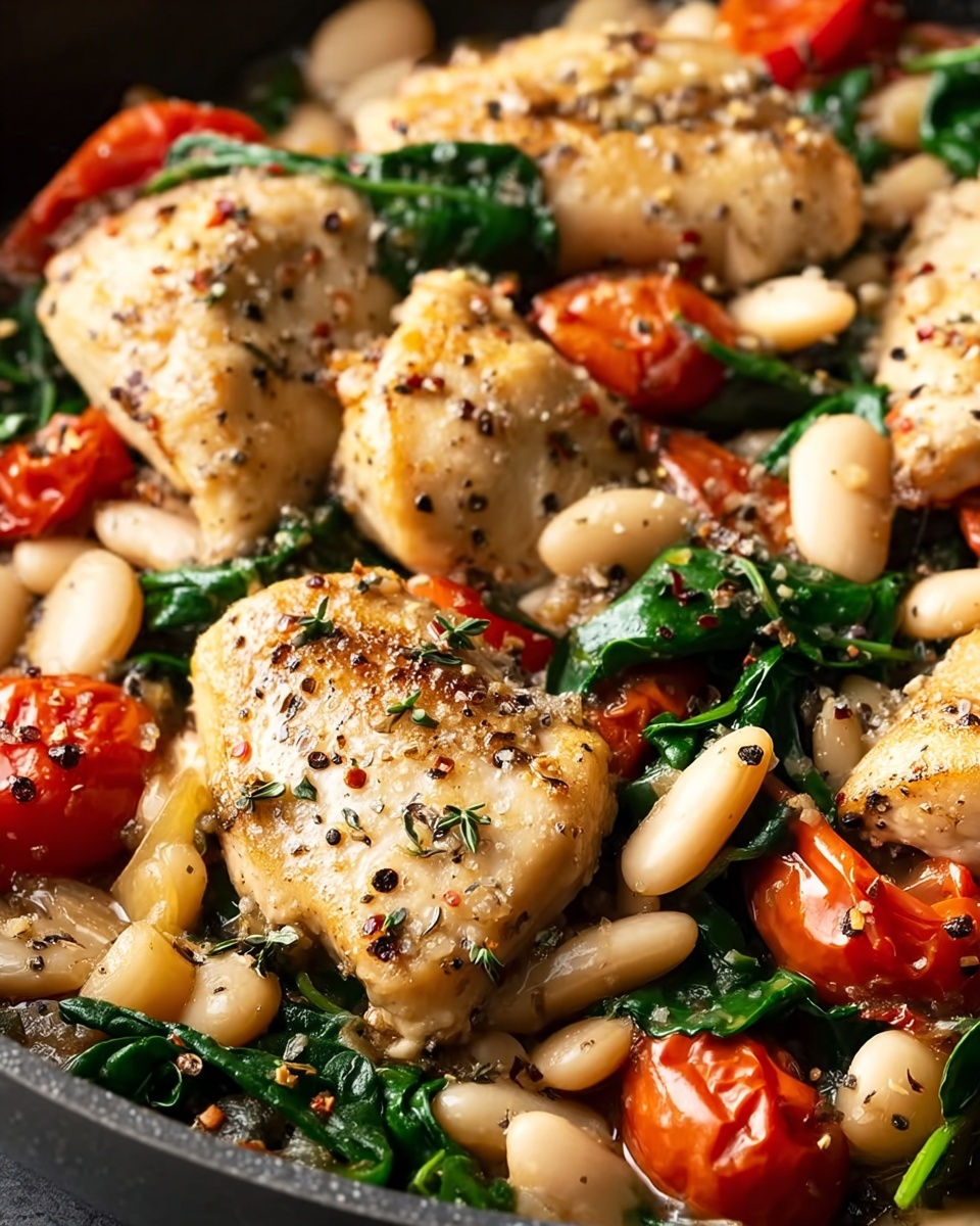 Herbed Chicken with Cannellini Beans Recipe - Recipe Image