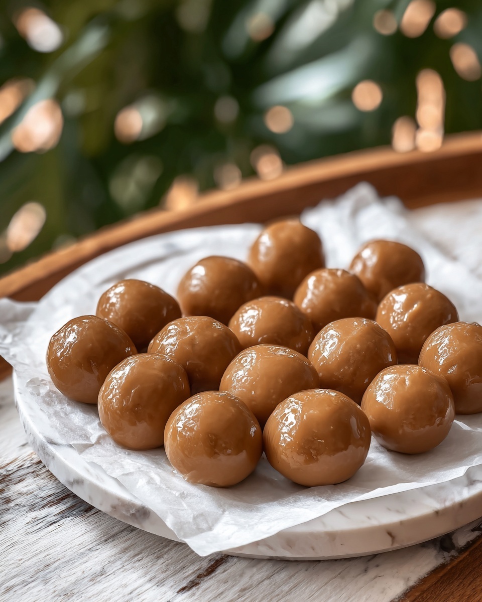 Chocolate-Coated Peanut Butter Balls Recipe - Recipe Image