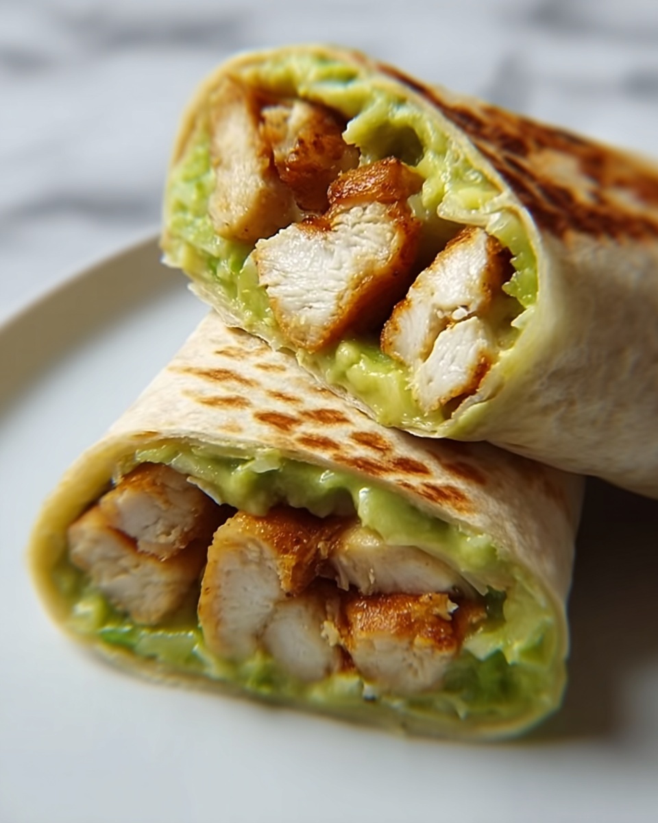 Chicken Avocado Wrap Recipe - Recipe Image
