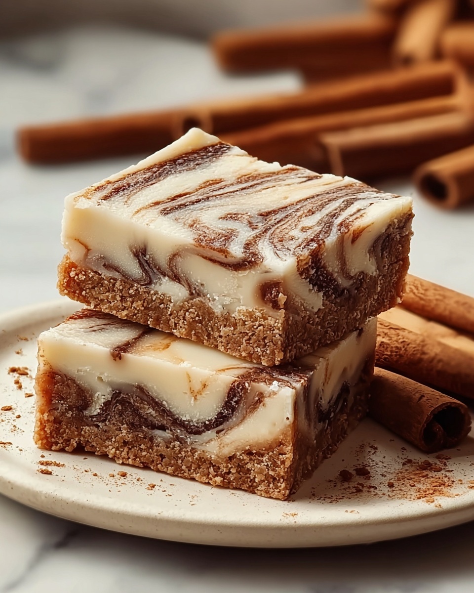 Indulgent Cinnamon Roll Blondies Recipe - Recipe Image