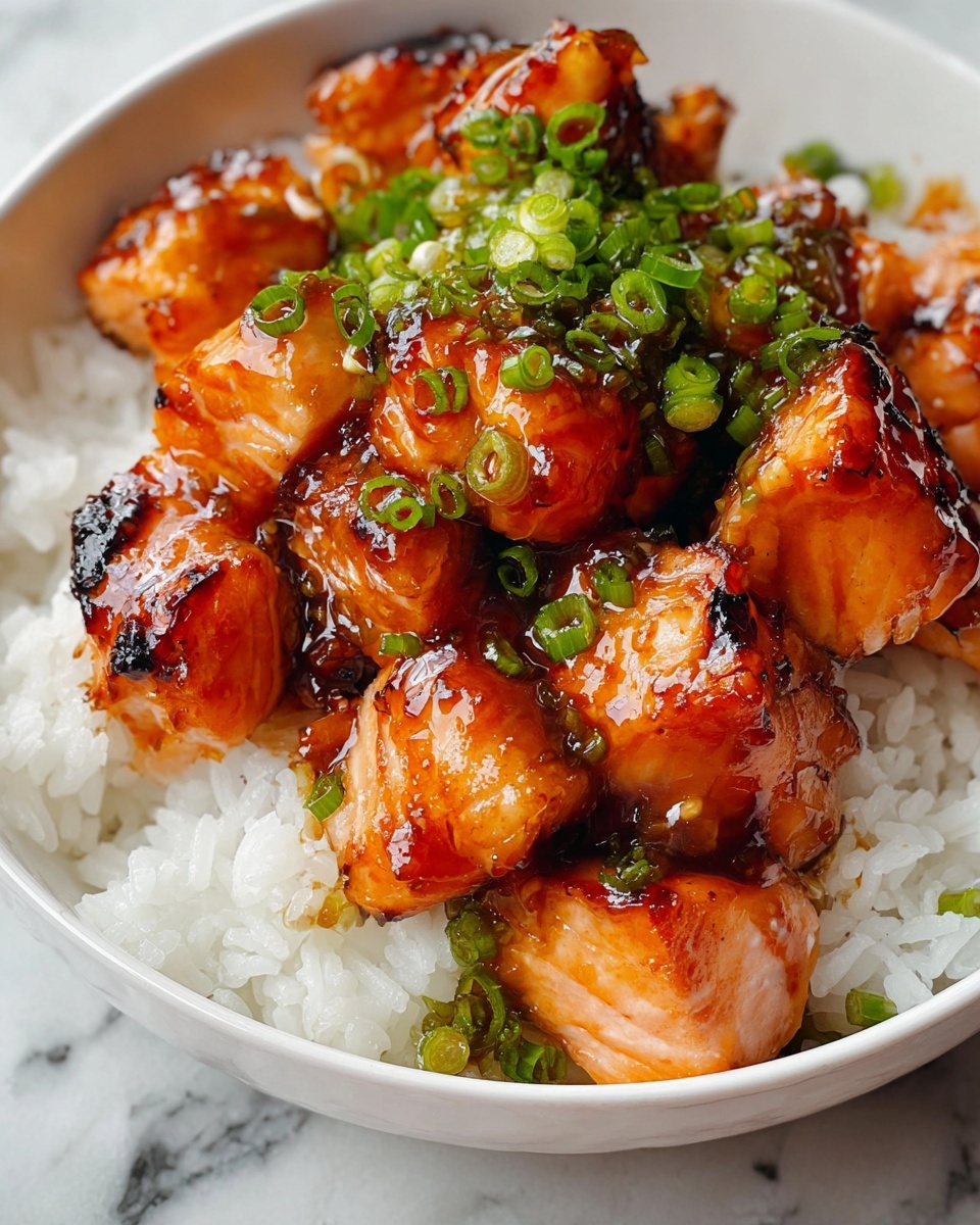 Air Fryer Bang Bang Salmon Bites Recipe - Recipe Image