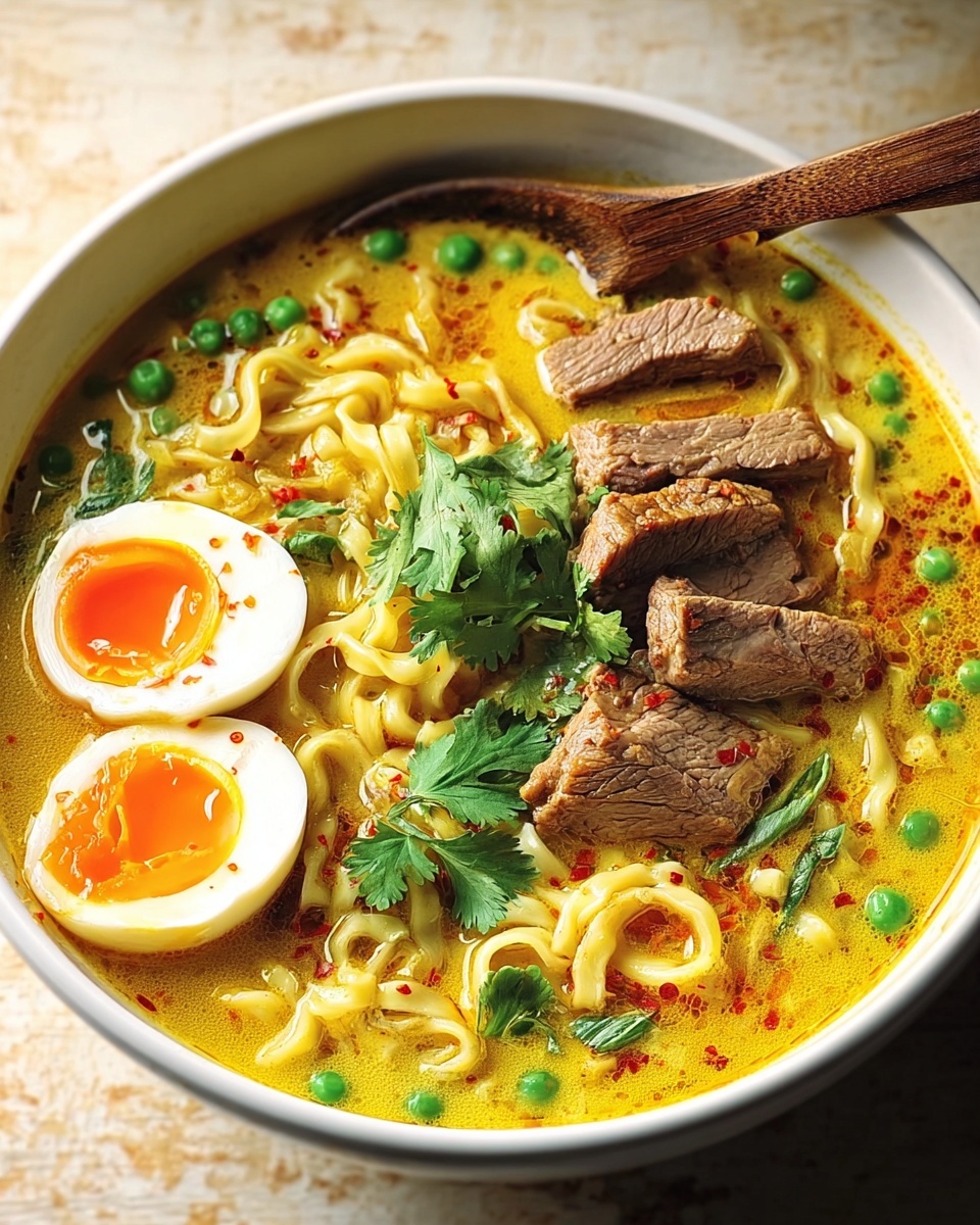 Spicy Coconut Curry Ramen Recipe - Recipe Image