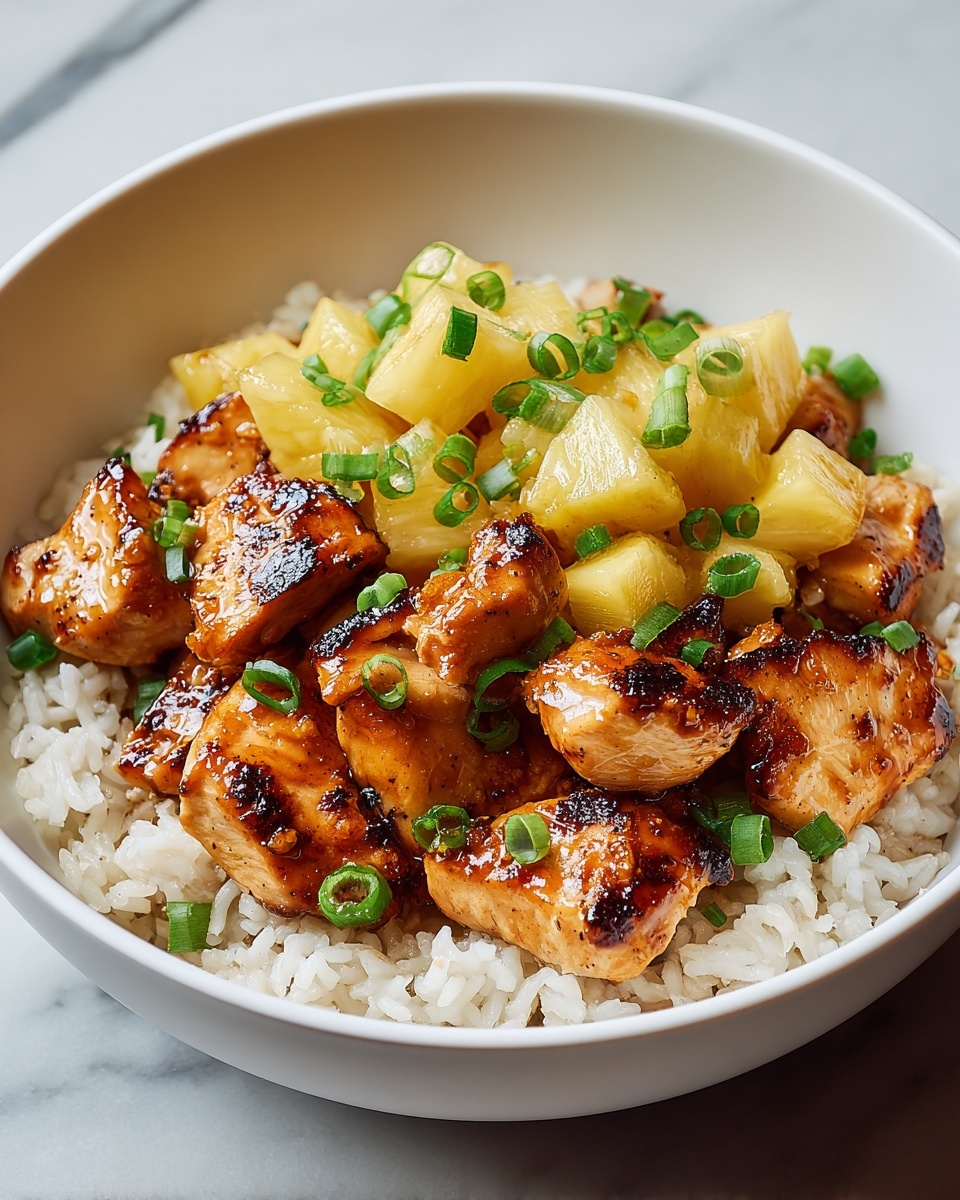 Tropical Pineapple Chicken & Rice Delight Recipe - Recipe Image