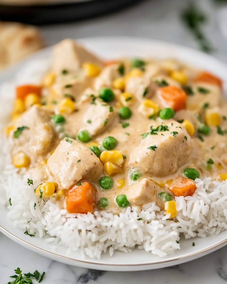 Crustless Chicken Pot Pie Recipe - Recipe Image