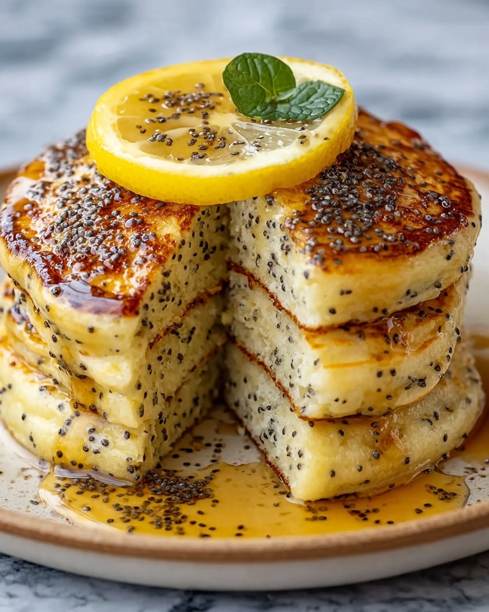Lemon Poppy Seed Pancakes Recipe - Recipe Image