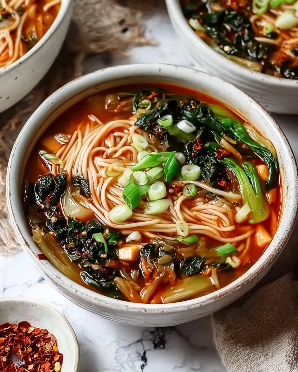 Spicy Korean Noodle Soup: An Amazing Ultimate Recipe - Recipe Image