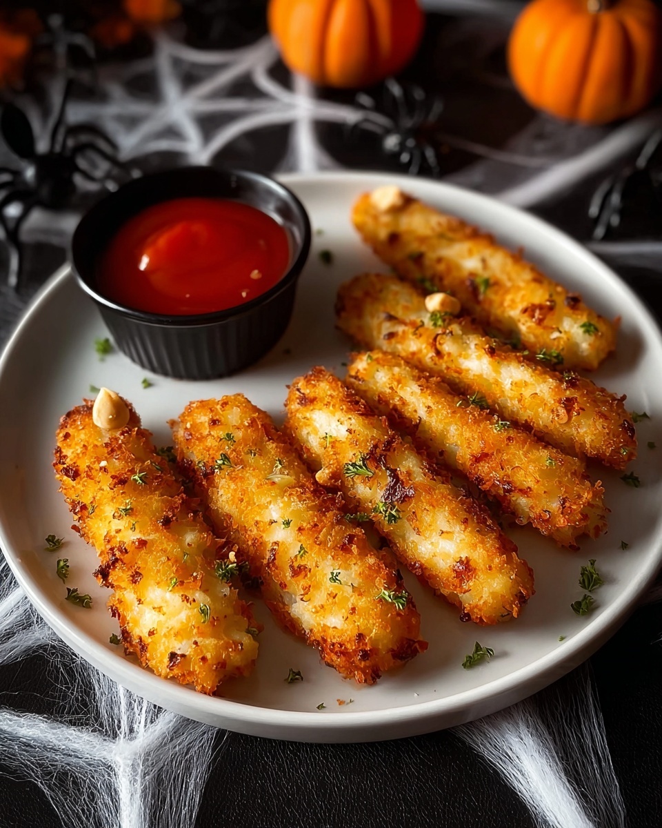 Air Fryer Witch Finger Chicken Tenders Recipe - Recipe Image