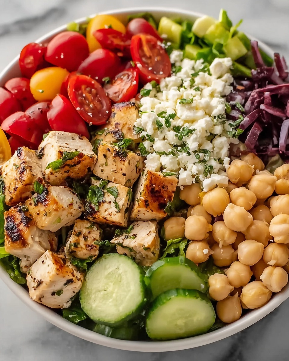 Healthy Protein Salad Bowl Recipe - Recipe Image