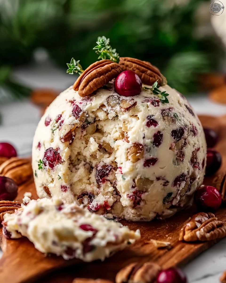 Cranberry Pecan Cheese Ball Recipe - Recipe Image