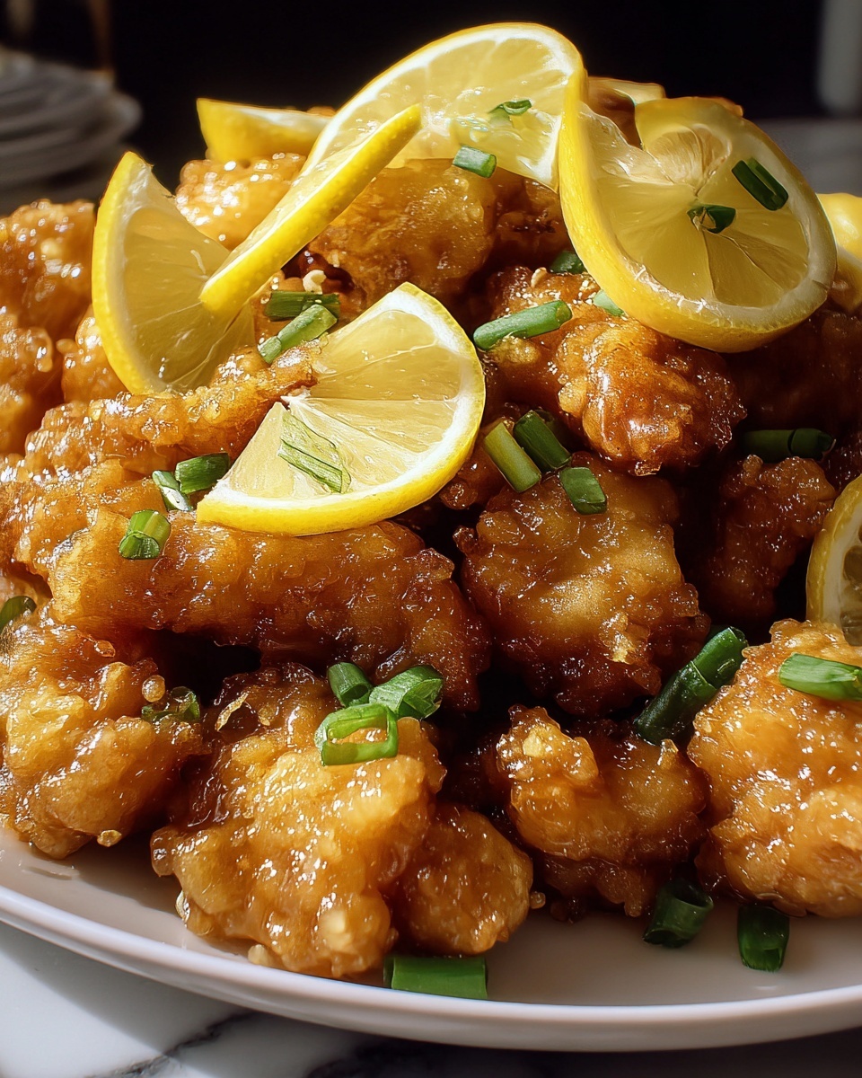 Crispy Chinese Lemon Chicken Recipe - Recipe Image