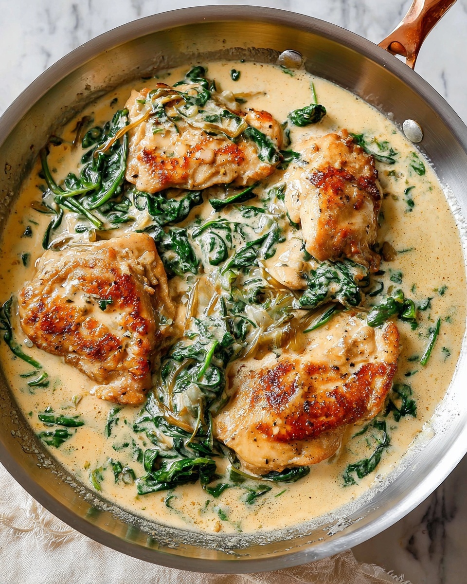 Creamy Chicken Florentine Recipe - Recipe Image