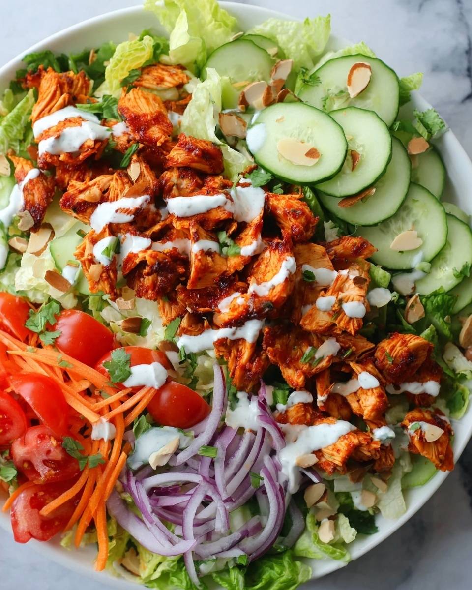 Gyro Salad with Feta, Olives, and Tzatziki Recipe - Recipe Image