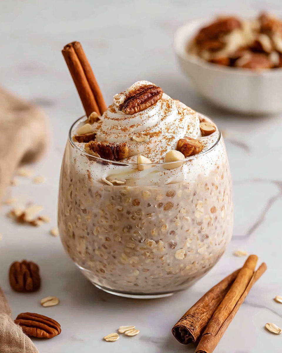 Cinnamon Roll Overnight Oats Recipe - Recipe Image