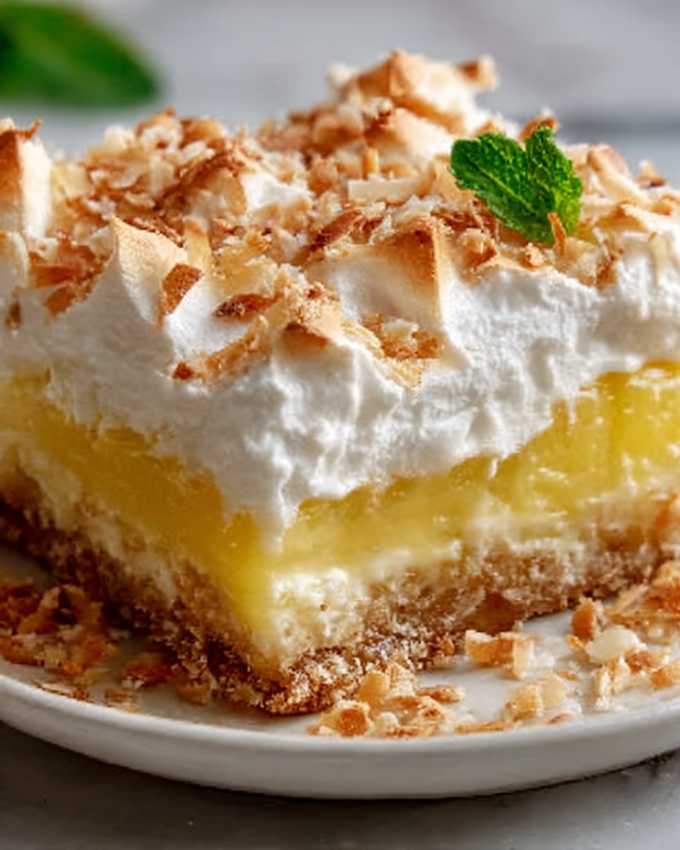 Pineapple Coconut Cheesecake Bars Recipe - Recipe Image