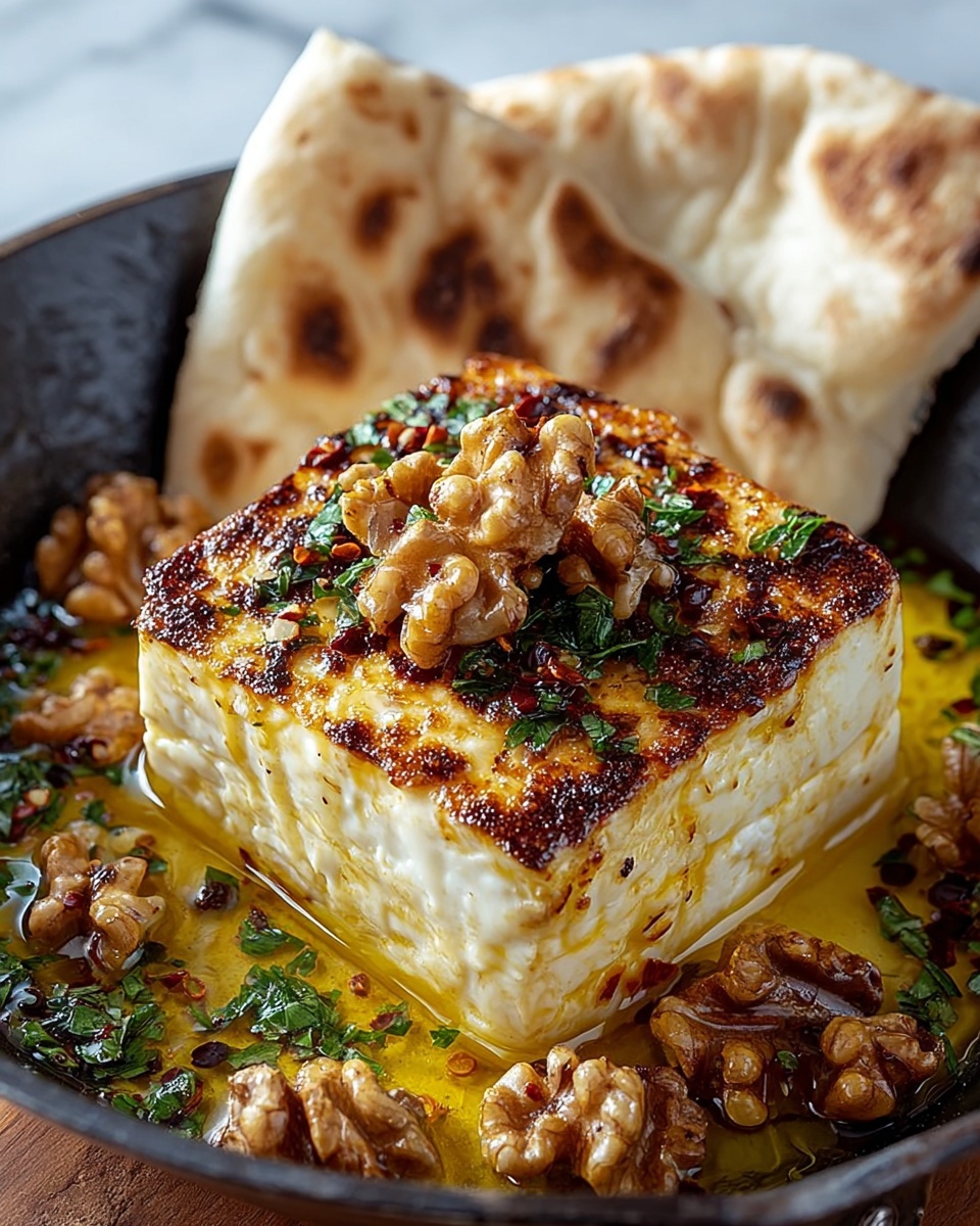 Caramelized Feta with Chili-Honey Recipe - Recipe Image