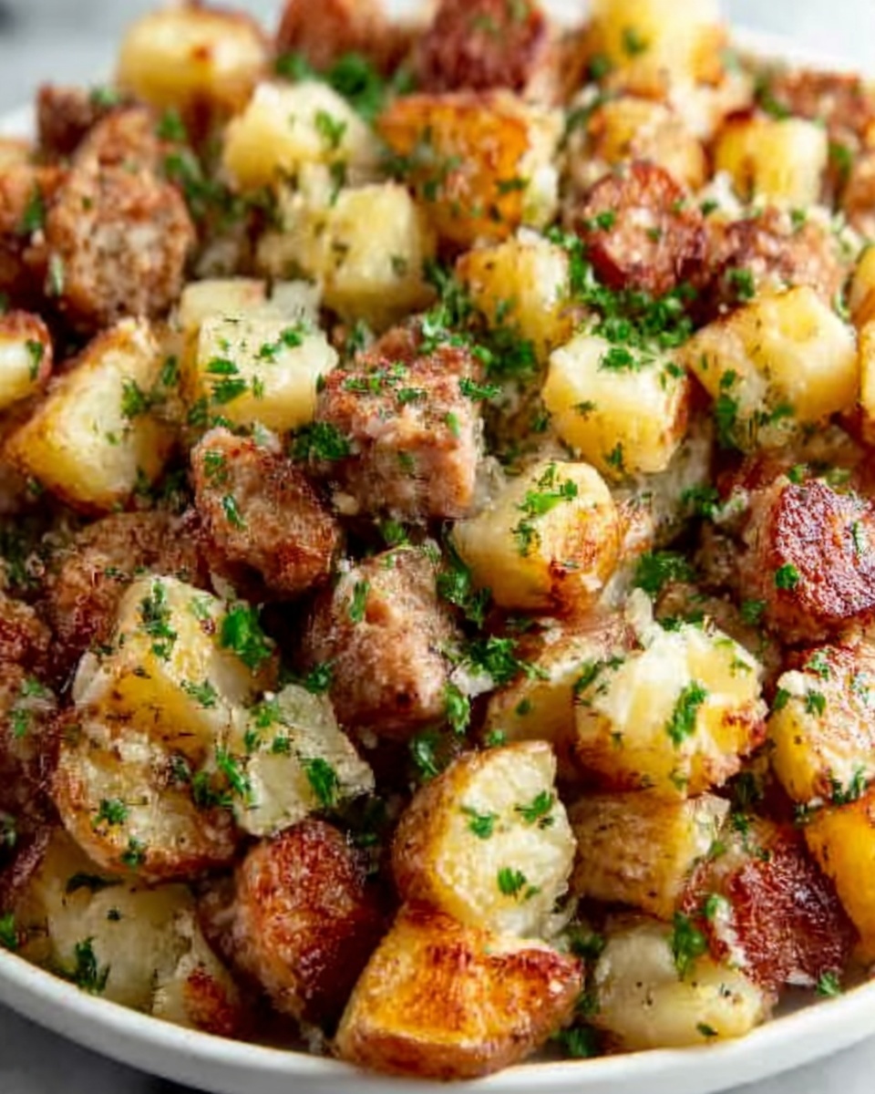 Crispy Potato & Leek Turkey Hash Recipe - Recipe Image
