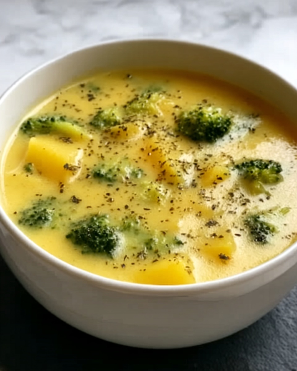 Crockpot Potato Broccoli Cheddar Soup Recipe - Recipe Image