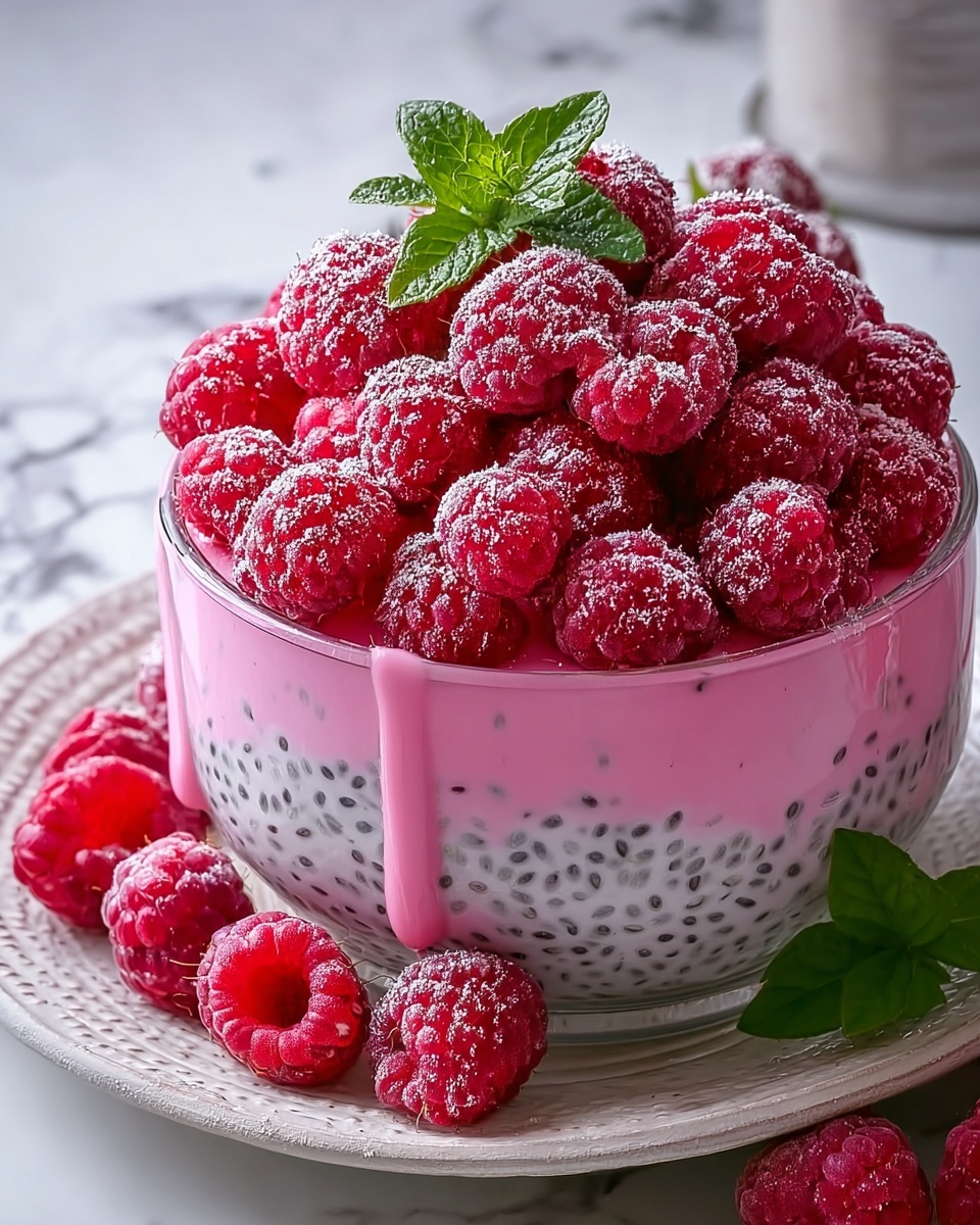 Raspberry Chia Dessert Recipe - Recipe Image