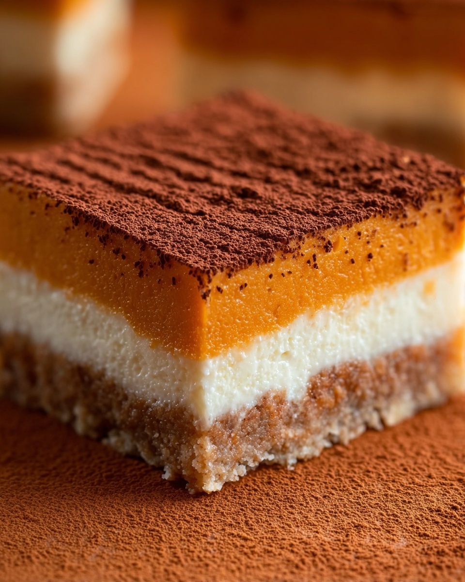 Pumpkin Churro Cheesecake Bars Recipe - Recipe Image