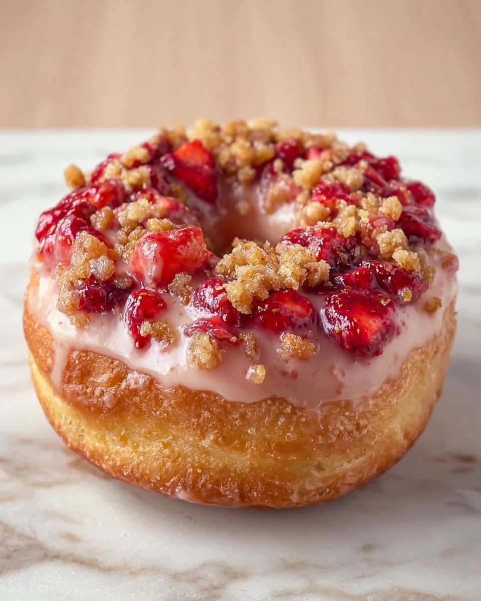 Strawberry Shortcake Sourdough Bagels Recipe - Recipe Image