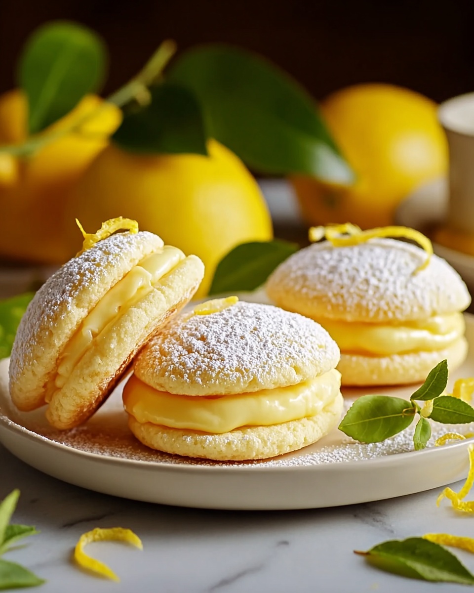 Stuffed Lemon Cookies Recipe - Recipe Image