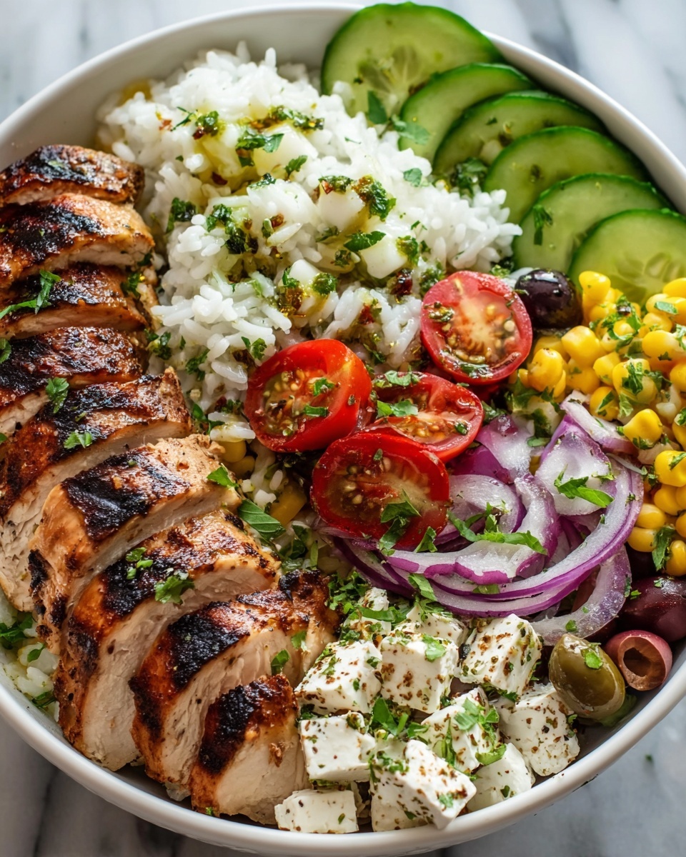 Greek Chicken Bowls Recipe - Recipe Image