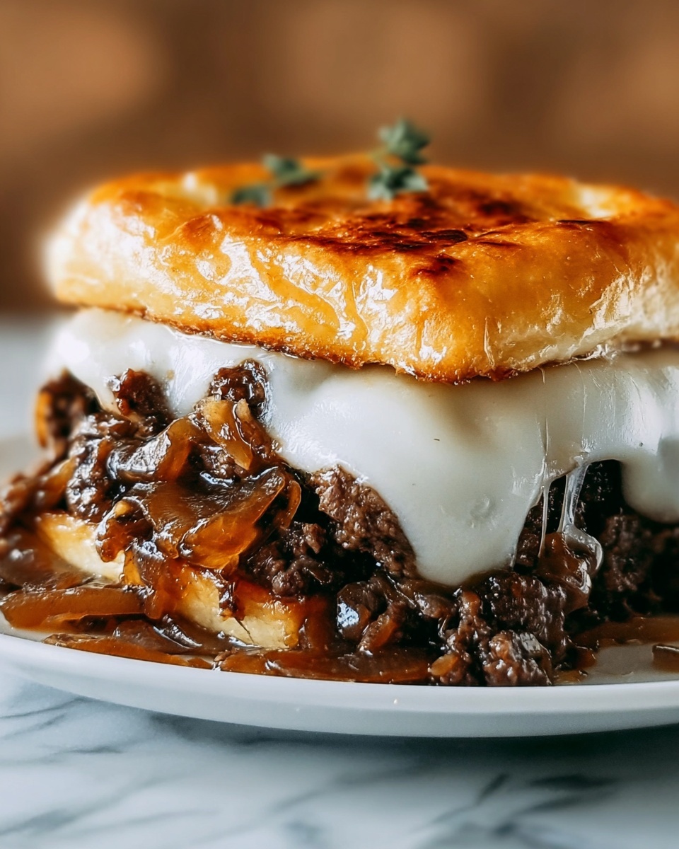 French Onion Beef Sloppy Joes Recipe - Recipe Image