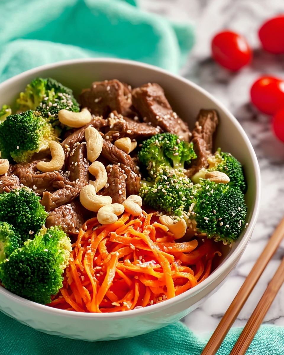 Gingery Broccoli-Fry with Cashews Recipe - Recipe Image