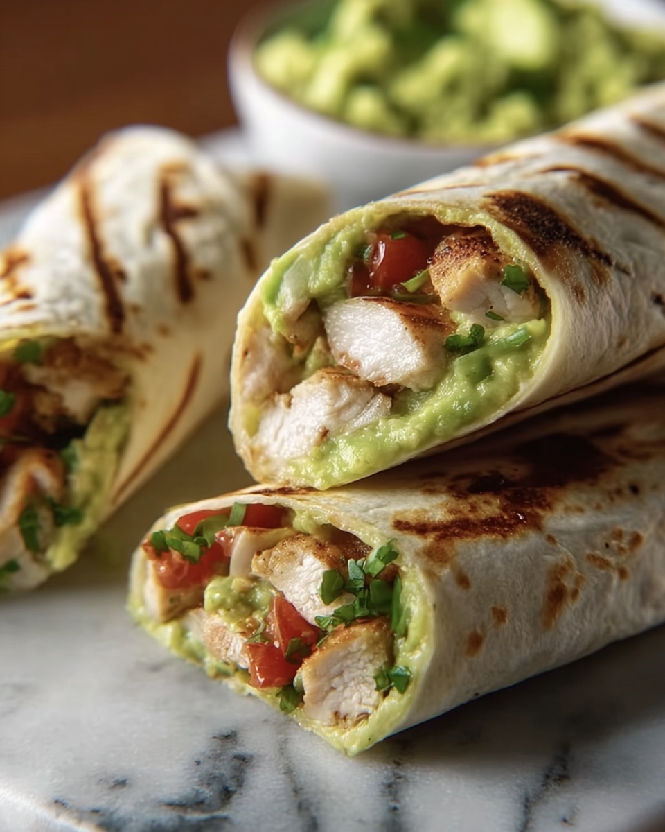 Chicken Avocado Ranch Burritos Recipe - Recipe Image