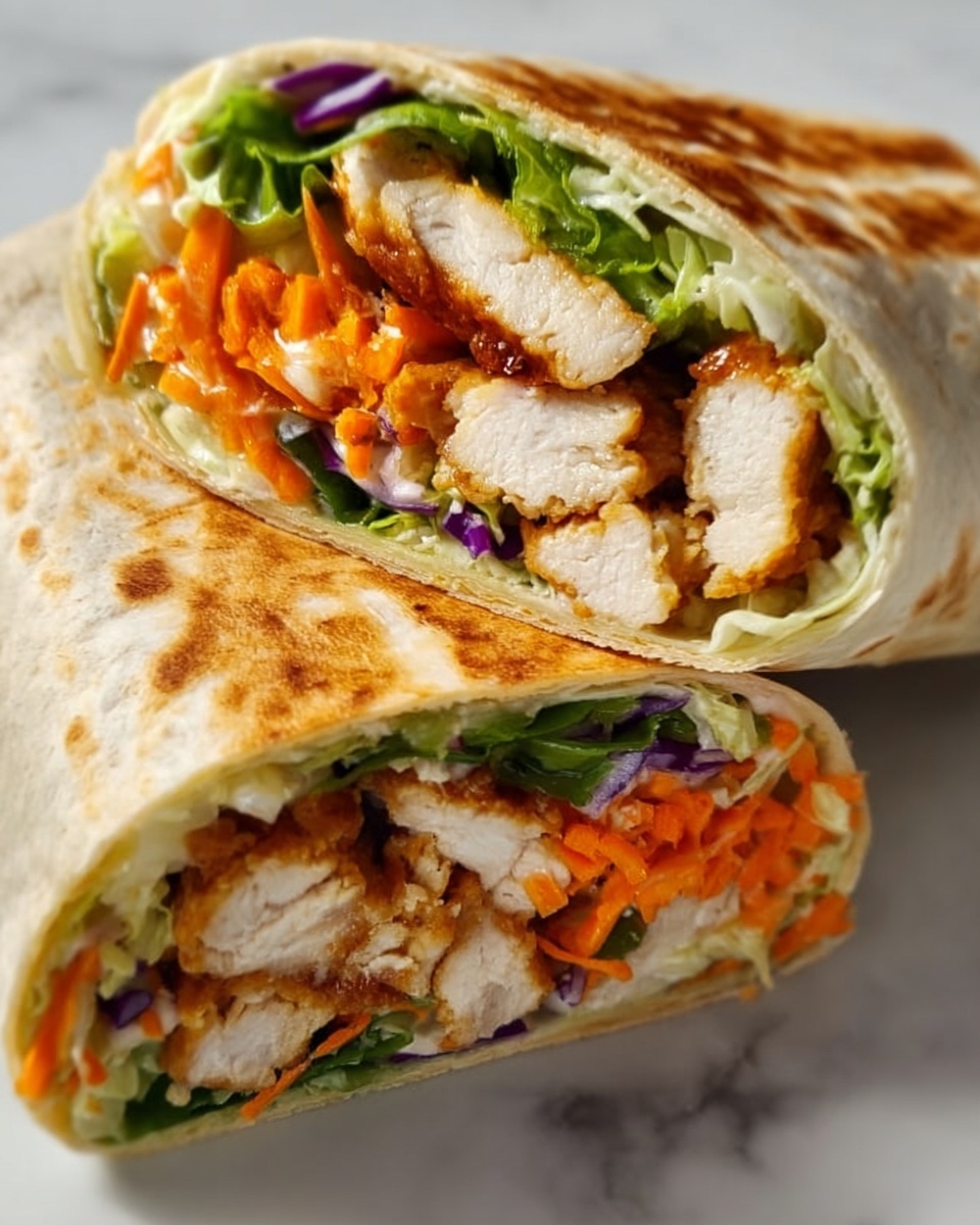 Asian Chicken Salad Wraps Recipe - Recipe Image