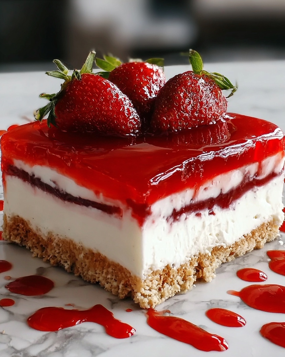 Strawberry Cream Cheese Icebox Cake Recipe - Recipe Image