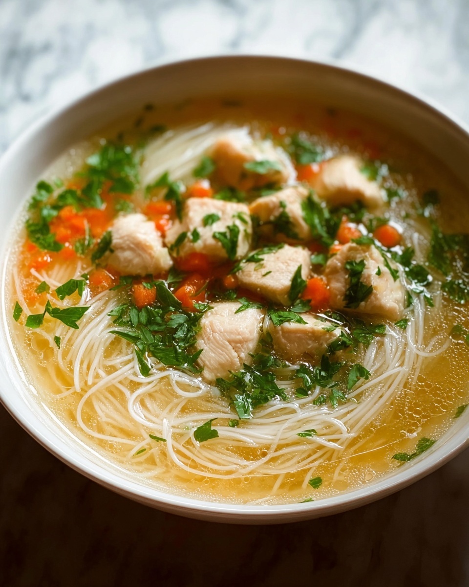 Easy Chicken Vermicelli Soup That Warms the Soul in Just 30 Minutes Recipe - Recipe Image